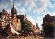 European city landscape, street landsacpe, construction, frontstore, building and architecture. 148 unknow artist